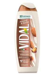 Гель для душа vidal миндаль и каритэ 250 мл