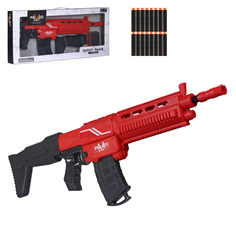 Детское игрушечное оружие Маленький воин Бластер, ручной взвод, 16 пуль, JB0211249