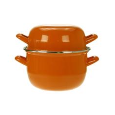 Кастрюля для мидий Cosy Trendy Mussel Pots 2,8 л оранжевая, керамика