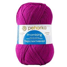 Пряжа Пехорка Перспективная 50% шерсть, 50% акрил 270 м, 1 шт, 100 г, 40-Цикламен
