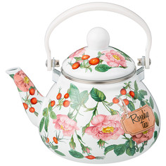 Чайник для плиты эмалированная сталь Agness Fruit Basket 1,3л 934-575
