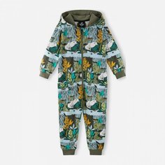Комбинезон детский Reima Moomin Kaveldun, розовый, зеленый, 104.