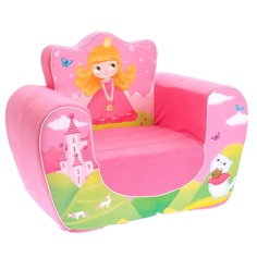 Мягкая игрушка кресло Забияка Принцесса цвет розовый 4012415