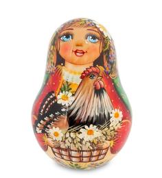 Неваляшка Art East, Марья с курицей, 12 см