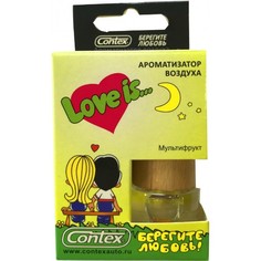 Ароматизатор На Зеркало Contex Love Is Бутылочка "Мультифрукт" 8мл Шт Contex арт. 7816