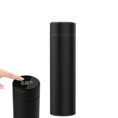 Термокружка с датчиком температуры 0.5 л. Aspi cookware, черный
