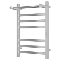 Полотенцесушитель электрический профильный с полкой Bauedge Hotel Shelf 50х80, 6 планок