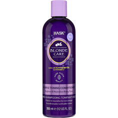 Кондиционер HASK Blonde Care Purple Оттеночный Фиолетовый для Светлых Волос, 355 мл