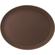 Поднос прорезиненный овальный фибергласс Prohotel 68см 4080627