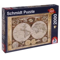 Пазл Историческая карта, 2000 элементов Schmidt