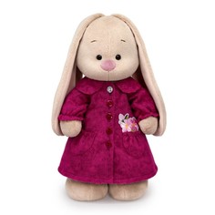 Мягкая игрушка Зайка Ми в флисовом пальто, 25 см No Brand
