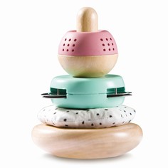 Развивающая игрушка Hape Пастель Пирамидка для детей No Brand