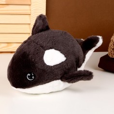 Мягкая игрушка Касатка, 25 см, цвет черный No Brand