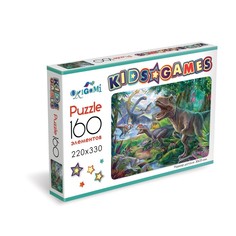 Origami Пазл Kids games Динозавры, 160 элементов