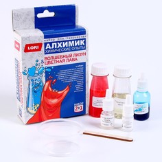 Lori Химические опыты 2 в 1 Волшебный лизун и Цветная лава