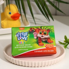Детское мыло для нежной кожи Little Love сочный апельсин, 90 г No Brand