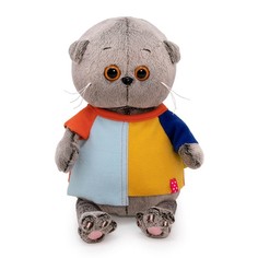 Мягкая игрушка Басик Baby в разноцветной футболке, 20 см No Brand