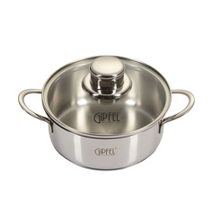 Кастрюля Gipfel MINI 1202 0,9 л серебристый