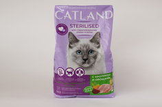 Сухой корм для кошек Catland для стерилизованных с кроликом и овощами 0,35 кг