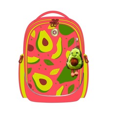 Рюкзак школьный Grizzly RG-368-3 /3 розово-оранжевый