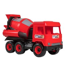 Машинка Тигрес Middle Truck бетоносмеситель цв. красный 39489