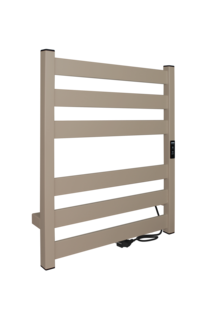 Полотенцесушитель электрический INDIGO Oktava Slim 5 60/50 таймер, Aurum Beige