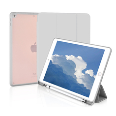 Чехол-подставка Crystal для Apple iPad 10.2" (iPad 7/iPad 8/iPad 9), серый Slim Case