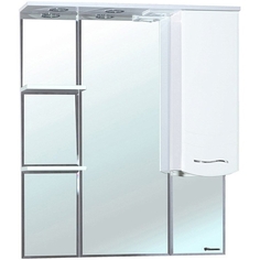 Зеркало со шкафом Bellezza Мари 85 R 4612914001019 с подсветкой Белое