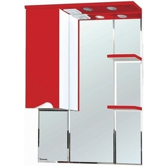 Зеркало со шкафом Bellezza Эйфория 80 L 4619113002038 с подсветкой Красное