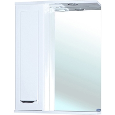 Зеркало со шкафом Bellezza Классик 60 L 4611909002017 с подсветкой Белое