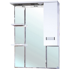 Зеркало со шкафом Bellezza Сиена 80 R 4613913001017 с подсветкой Белое