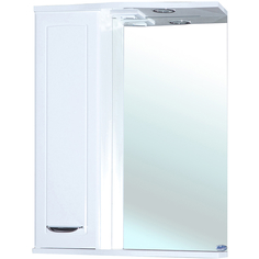 Зеркало со шкафом Bellezza Классик 65 L 4611910002013 с подсветкой Белое