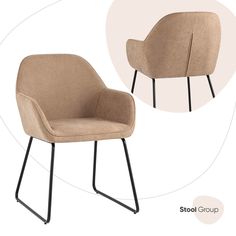 Стул Чак, бежевый Stool Group