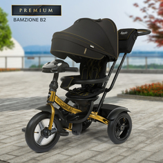 Велосипед трехколесный Nuovita Bamzione B2 Premio Oro nero/Черное золото