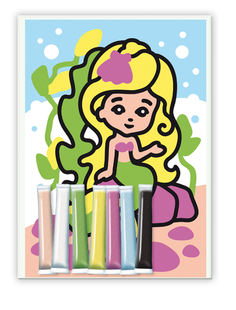 Раскраска песком Hatber Русалочка А5