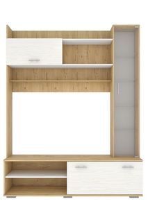 Секция с тумбой ТВ Лора дуб Бунратти /сосна Исландия No Brand