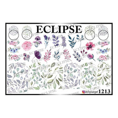 Набор, Eclipse, Слайдер-дизайн для ногтей №1213, 3 шт.