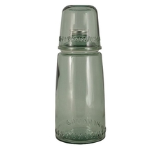 Бутылка для воды 1 л. со стаканом 0,22 л. Natural Water, зелёные, SAN MIGUEL