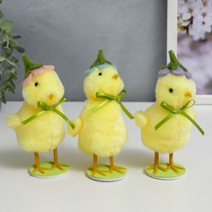 Сувенир "Цыплёнок в колпачке" МИКС 6х12,5 см No Brand