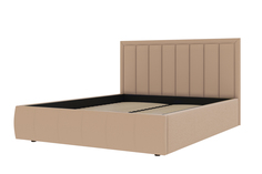 Интерьерная кровать Нью-2 1400 с ящиком крем No Brand