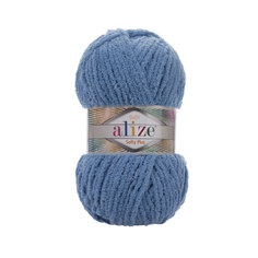 Пряжа ALIZE Softy Plus, 100г, 120м (100% микрополиэстер) (374 джинс), 5 мотков