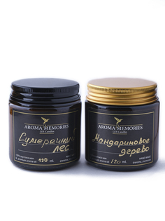Набор ароматических свечей Aroma_memories Мандариновое дерево и Сумеречный лес