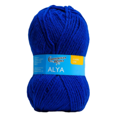Пряжа Аля (Alya) 50% акрил50% шерсть 185м/100гр (василек 180)