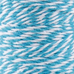 Пряжа 100% целлюлоза Softino Raffia Color Melange кручёная, голубая 100м ±2м 87 гр