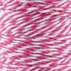 Пряжа 100% целлюлоза Softino Raffia Color Melange кручёная, ярко-розовая 100м ±2м 87 гр