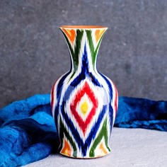 Ваза Риштанская Керамика "Атлас", 15,5 см, микс Shafran
