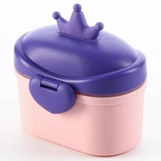 Контейнер для хранения детского питания «Корона», 400 мл., малый, цвет розовый Mum&Baby