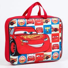 Папка с ручками текстиль А4 70мм 350*270, Тачки "Ready for the road", Disney