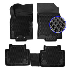 Коврики EVA/ЭВА 3D/3Д Nissan X-Trail III/ Ниссан Икс Трейл 3 (2013-2022) Premium Delform/