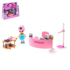 Игровой набор «София Доктор» с набором мебели и аксессуарами, МИКС No Brand